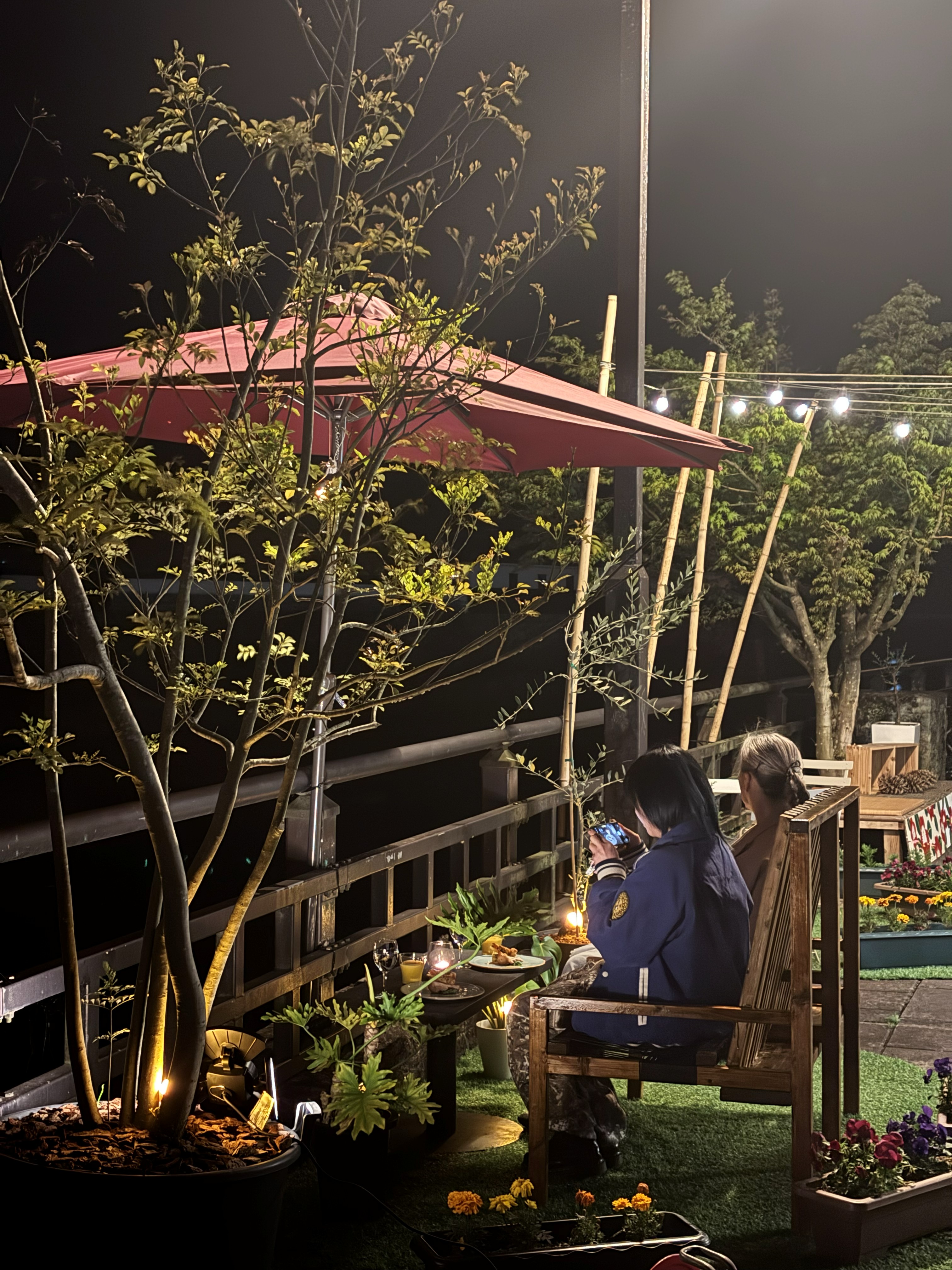 テラスの雰囲気