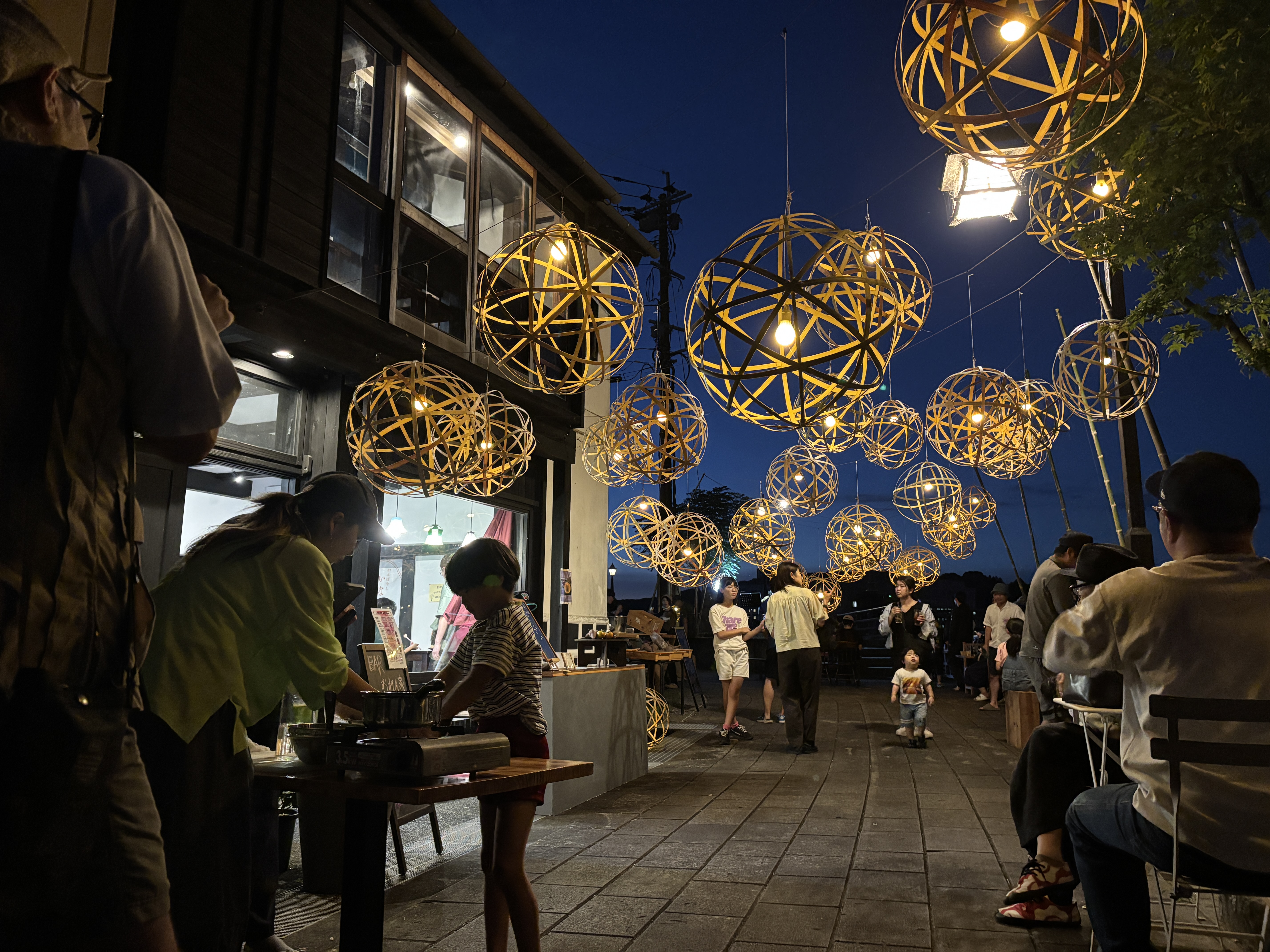 十五夜竹あかりイベントの様子2